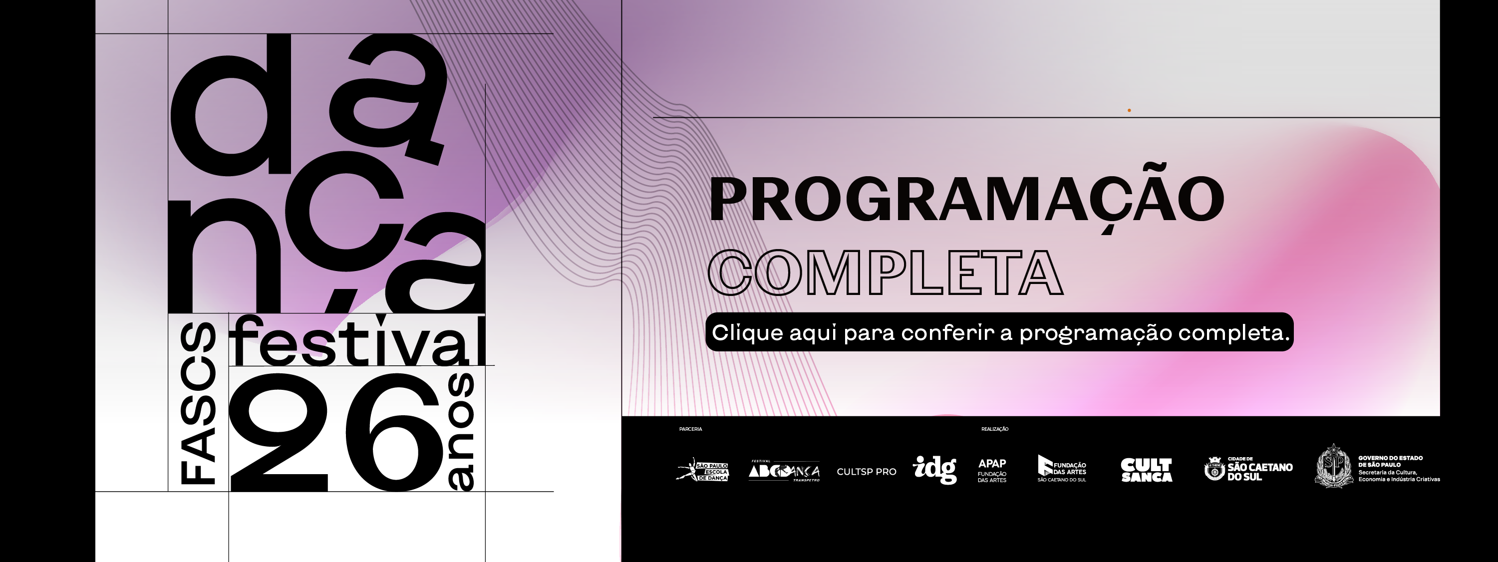 Programação do Festival de Dança