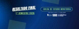 RESULTADO FINAL BOLSA DE ESTUDO MONITORIA - 1º SEMESTRE DE 2026
