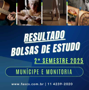 RESULTADO PARCIAL BOLSA DE ESTUDO MONITORIA - 1º SEMESTRE DE 2025