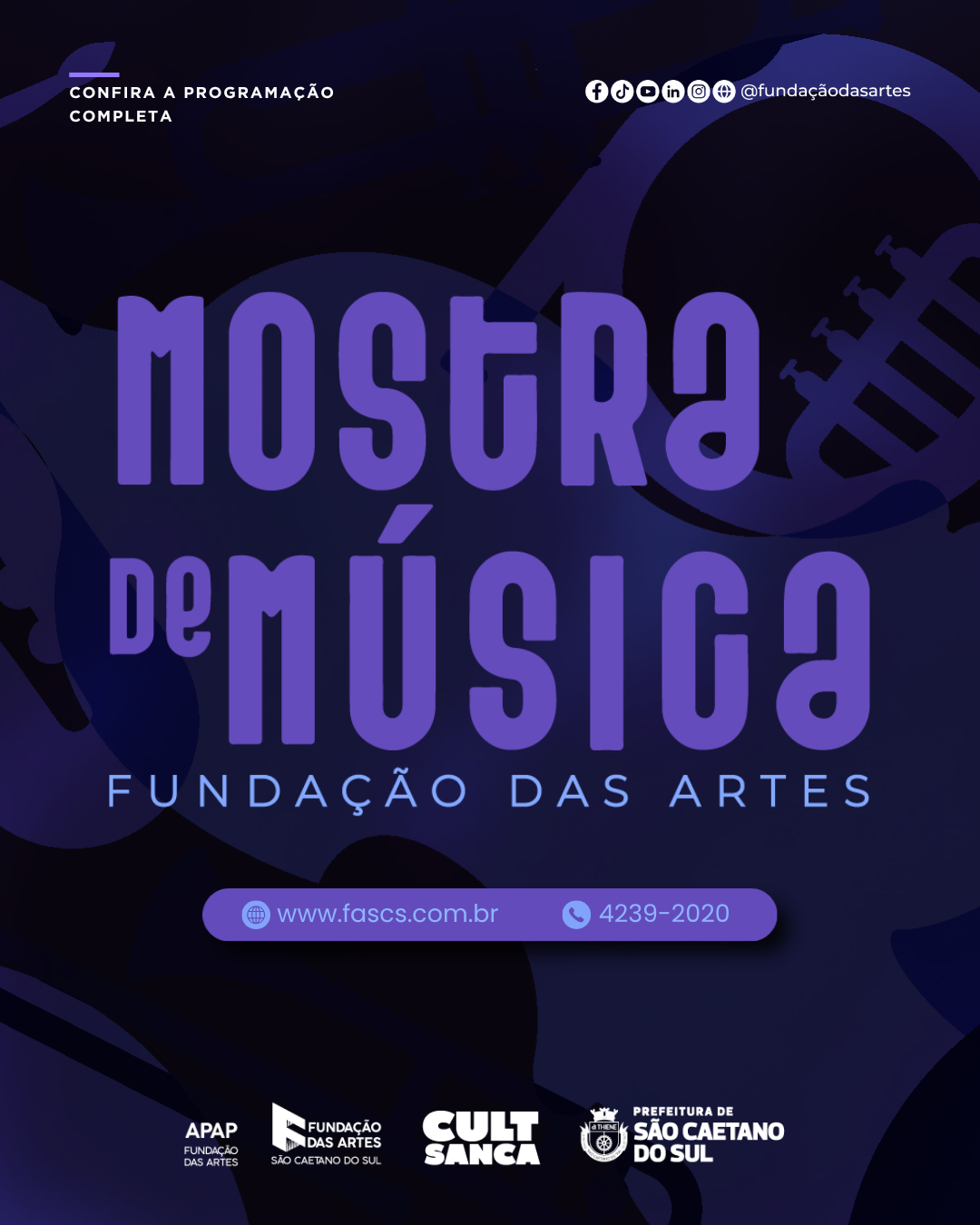 MOSTRA DE MÚSICA – FUNDAÇÃO DAS ARTES